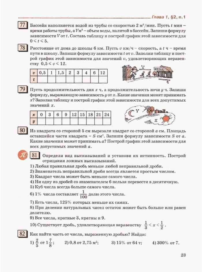 Математика 6 класс Учебник Дорофеев Петерсон часть 1 читать онлайн